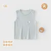 Colete para Bebê, Algodão Puro Classe A, Camisola para Meninas para Usar por Baixo, Proteção para Barriga de Meninos, Colete Meio Costas para Crianças Pequenas