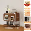 Estante de Armazenamento Bauhaus Aparador Multifuncional Doméstico Gabinete de Café de Chão para Sala de Estar Gabinete Lateral de Sofá Gabinete de Exposição de Armazenamento