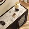 Mesa auxiliar Gabinete de TV Tapete de mesa Gabinete de zapatos Encimera de entrada Tapete protector Lujo ligero Sentido avanzado Impermeable Antideslizante Mantel desechable