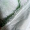 Fornecimento de fábrica tecido de flanela xadrez de veludo grosso verde para fronha, manta, pijama, atacado