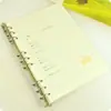 Carpeta de Anillas Metálicas para Cuaderno DIY Accesorios Metálicos A4B5A5 Desmontable 3 Agujeros 6 Agujeros 9 Agujeros Encuadernación de Carpeta-