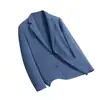 Terno de Seda de Gelo Ultra Fino de Verão para Homens, Roupa com Proteção Solar, Jaqueta de Terno Respirável, Estilo de Negócios de Alta Qualidade, Terno Masculino de Botão Único Não Amassa