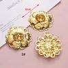 Peças de Flores de Ferro Metálico, Flores de Palácio Tridimensionais, Pingentes de Dragão e Fênix Borboleta, Peças de Conexão para Acessórios de Cabelo Estilo Antigo DIY Feitos à Mão e Materiais para Pentes