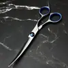 Tesoura para pelo de cachorro Wingsbro, 6,7 polegadas (cerca de 17 cm) tesoura de arco para cães, tesoura curva para cima, adequada para animais de estimação pequenos para embelezar. Disponível em várias cores