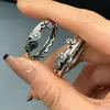 Brincos de Girassol Retrô Desgastados Estilo Coreano para Mulheres Anel para Mulheres Novo Design de Nicho Simples Versátil Acessórios da Moda