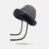 Gorro de felpa transfronterizo para mujer, gorro de pescador de invierno, gorro mongol engrosado y forrado de forro polar, a prueba de viento, protector de orejas, sombrero de cubo cálido