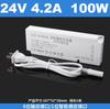 Fonte de Alimentação para Luz de Armário 12V Transformador para Fita LED Luz de Guarda-Roupa 24V5A Interface Dupont Interruptor Design Ultrafino