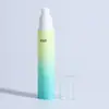 Material de Embalagem de Tubo Flexível Plástico Cosmético, Cabeça Pump para Protetor Solar, Hidratante de Mãos, Tubo Flexível Redondo Tipo Pressão, Personalizável com Logo