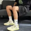 Zapatos de Verano Putian Coconut 350 para Hombre Versión Alta Lino Amarillo Claro Transpirables Casuales Deportivos Zapatos para Mujer