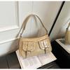 Bolso Cuadrado Pequeño de Alta Gama Transfronterizo 2025 Nuevo Bolso de Hombro de Moda Trendy Versión Coreana Ins Niche Sencillo Bolso de Axila para Mujeres