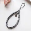 Estilo Xiaoxiang Perla de Imitación Celebridad de Internet Camelia Fugui Cadena para Teléfono Móvil con Perlas de Imitación Entrada de Instagram Llavero de Accesorios de Cristal de Lujo