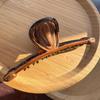 Diseño de moda pintura pintada a mano madera cruda caramelo clip elegante de alta calidad clip francés de tiburón horquilla tocado para mujer