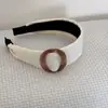Faixa de Cabeça Maillard Ring de Camurça com Aba Larga para Mulheres, High-End, Faixa de Cabeça Fashion, Uso Diário, Acessórios de Cabelo Retrô