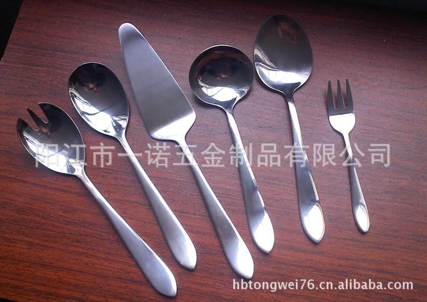 沙拉叉勺1347整套A刀叉勺六件套