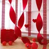 Seis Caracteres Doble Felicidad Consecutivos para Decoración de Habitación de Boda, Pegatinas de Boda Largas para Decoración de Pared de Fondo de Sala de Estar, Caracteres Doble Felicidad de Celebración de Boda de Pie