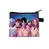Grupo de Chicas Cazadoras de Demonios K-Pop Cartera Corta de Poliéster Diseño Simple Cartera con Estampado de Anime Portatarjetas para Monedas y Tarjetas Portátil