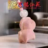 Colgante de Cadena para Teléfono Caballo Rosa de Madera de Sangre Yiming Xianyuan Creativo Madera Maciza Caballo del Zodiaco Llavero de Pareja Adorno