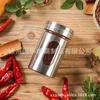 Tanque de condimento giratorio, botella rociadora, botella de acero inoxidable para condimento de barbacoa, bote para sal, botella para pimienta, caja rociadora de comino en polvo