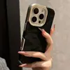 Funda para Teléfono de Material de Cuero con Patrón de Montaña Nevada Adecuada para Apple 17Promax, Carcasa Simple con Sensación de Piel con Material de Patrón de Montaña Nevada