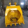 Cubo tamizador hidráulico para arena de excavadora, cubo tamizador de tambor giratorio, cubo lavador de arena de río y separación de tierra y roca
