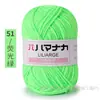 4 Ovillos de Hilo de Algodón Leche de Grosor Medio Hilo para Bebé Kit de Materiales para Tejer Crochet Hecho a Mano DIY Ramo de Muñeca