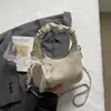 Bolso de Nube de Color Sólido Elegante de Alta Apariencia 2026 Verano Nuevo de Moda Tendencia Personalidad Trendy Ins Bolso Cruzado con Cadena