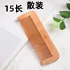 Peine de Madera de Durazno con Mango Forma de Luna Recto Cuidado de la Salud Peine de Madera Peine para el Cabello de Dos Dólares Peine de Calidad para Adultos Exhibit