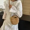 Bolso Tejido de Moda Transfronterizo Modelo Más Vendido del Año 2026 Nuevo Estilo Vacaciones en la Playa Bolso Cruzado de Hombro para la Playa