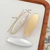 Base para Pasador con Accesorios de Brocado Song, Pasador Hecho a Mano en Nuevo Estilo Chino, Base Hueca para DIY con Pinza de Resorte Ranurada Base para Accesorios del Cabello