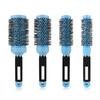 Peine enrollable para cabello rizado con forma de cilindro de aire y conducción de calor LUOTTS, tubo de aluminio, resistente al calor, peine de soplado, peine enrollable de cerámica y lana de nailon.
