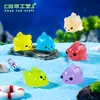 Nuevo producto transfronterizo: pez dorado pequeño creativo que brilla en la oscuridad, lindas piezas decorativas, accesorios para manualidades, adornos de mini paisaje de mesa