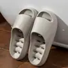 Pantuflas de Secado Rápido Específicas de Hotel para Uso en el Baño, Pantuflas Gruesas Antideslizantes Silenciosas para el Hogar para Mujeres, Sandalias de Suela Gruesa para Parejas