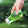 Garrafa conta-gotas pet garrafa fofa descartável criativa mini garrafa para suco chá de leite 200ml pequena capacidade garrafa plástica transparente