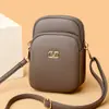 Moda Femenina 2025 Bolso de Hombro Único para Teléfono Multicapa Gran Capacidad Billetera Retro Versátil Bolso Cruzado Casual