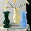 Vaso de Vidro Minimalista Moderno Transparente Hidropônico Arranjo de Flores Sensação de Alto Padrão Mini Vaso de Vidro Ornamento de Mesa de Vidro