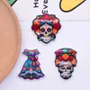 Amazon Calaveras Día de Muertos dijes para zapatos resina de PVC accesorios para zapatos tipo zueco fundas de teléfono DIY dijes decorativos