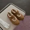 Botas de Neve Henan P Sangpo Sapatos Peludos Mary Jane 20679