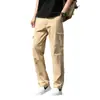 Pantalones Cargo de Bolsillos Múltiples para Hombre, Nuevos de Primavera y Otoño 2026, Holgados, Rectos, Casuales, Largos, Delgados, Deportivos, de Trabajo para Hombre