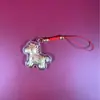 Ano do Cavalo Pingente de Cavalo Dourado Chaveiro Fofo Desenho Animado Pônei Pingente Decoração Presente Venda por Atacado