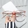 1358 gafas de montura negra sin artefacto de maquillaje gafas para miopía femeninas estilo coreano con montura ocular de potencia ajustable gafas anti luz azul
