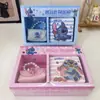 Set de Caja de Regalo de Dibujos Animados de Stitch Lindo Cuaderno de PU Pulsera de Perlas Combinación de Accesorios Caja de Regalo para Niñas y Estudiantes