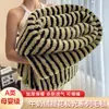 Manta Regalo Amazon Temu Serie Aurora Jacquard de Terciopelo de Leche Transfronteriza Manta de Franela para Siesta