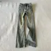 Jeans de Pierna Ancha Micro Acampanada Estilo Retro Americano para Mujer, Verano 2026 Nuevos Pantalones Acampanados Bootcut de Cintura Alta Petite Elásticos