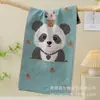 Toalla de Gasa de Algodón Puro Cuatro Capas para Adultos Hogar Gasa de Algodón Absorbente de Agua Secado Rápido Jacquard de Dibujos Animados Linda Toalla de Baño Nuevo Estilo para Mujeres