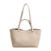 Bolso Tote Coreano de Nicho de Gran Capacidad para Mujer 2026 Estilo Nuevo de Primavera Estilo Perezoso Bolso de Mano para Viaje de Cuero Suave Bolso de Hombro