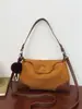 Bolso Color Block de Gamuza Esmerilada Bolso Baguette para Hombro Diseño de Nicho de Alta Gama Bolso de Mano Tipo Dumpling Versátil para Viajes Diarios Bolso Cruzado