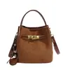 Bolso tipo cubo liso, simple y casual, bolso de hombro para mujer, nuevo estilo 2026, adecuado para el trabajo y los desplazamientos, un bolso cruzado moderno y elegante