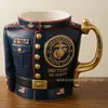 Caneca do 250º Aniversário de Novo Produto Transfronteiriço Caneca do 250º Aniversário do Corpo de Fuzileiros Navais dos EUA