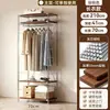 Arara de Roupas Aberta com Combinações Guarda-Roupa Simples para Quarto Closet Walk-in Prateleira de Armazenamento para Casa Guarda-Roupa de Chão
