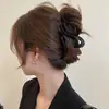 Pinza para el pelo de Otoño e Invierno para Mujer, Pinza de Tiburón Grande de 13 cm, Pasador de Gama Alta, Pinza de Nuevo Estilo para la Parte Posterior de la Cabeza, Lazo Elegante